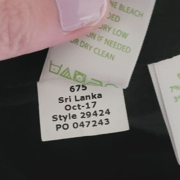 Lilly Pulitzer Skinny Printed Ankle Pant in Black Size 4 - Picture 5 of 7